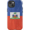 Haiti Flag Distressed iPhone 14 Impact Case
